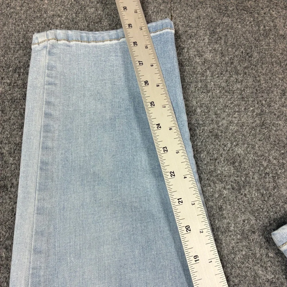 Gloria Vanderbilt Amanda Pull On Jeans‎ Womens 16W Light Wash Tapered High Rise
